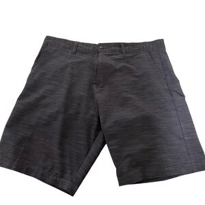 Split Mens Black Lightweight Heather Golf‎ Shorts 38